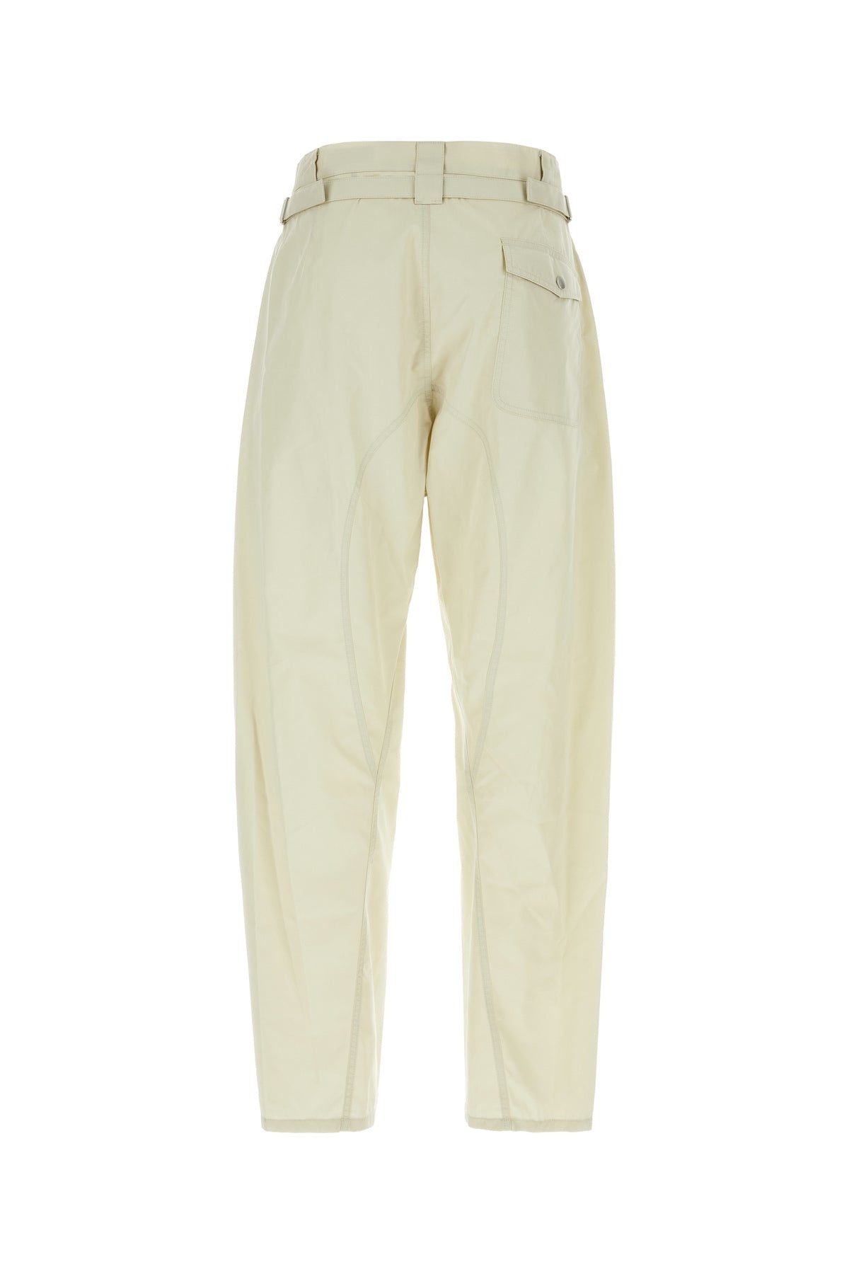 Sand cotton blend pant - 2