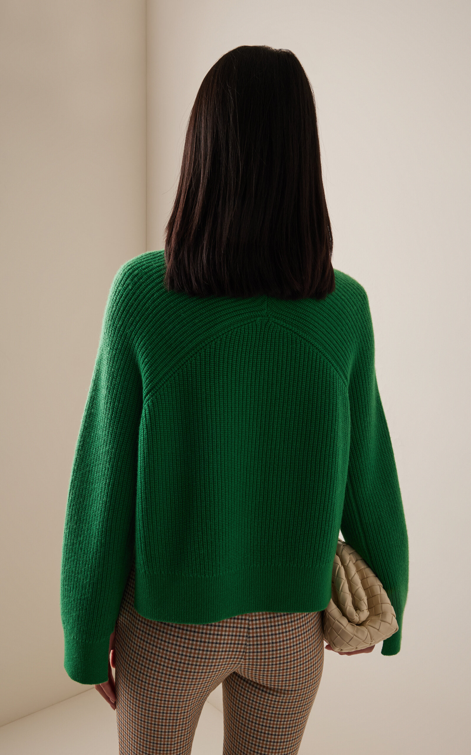 Wool-Cashmere Turtleneck Sweater green - 4