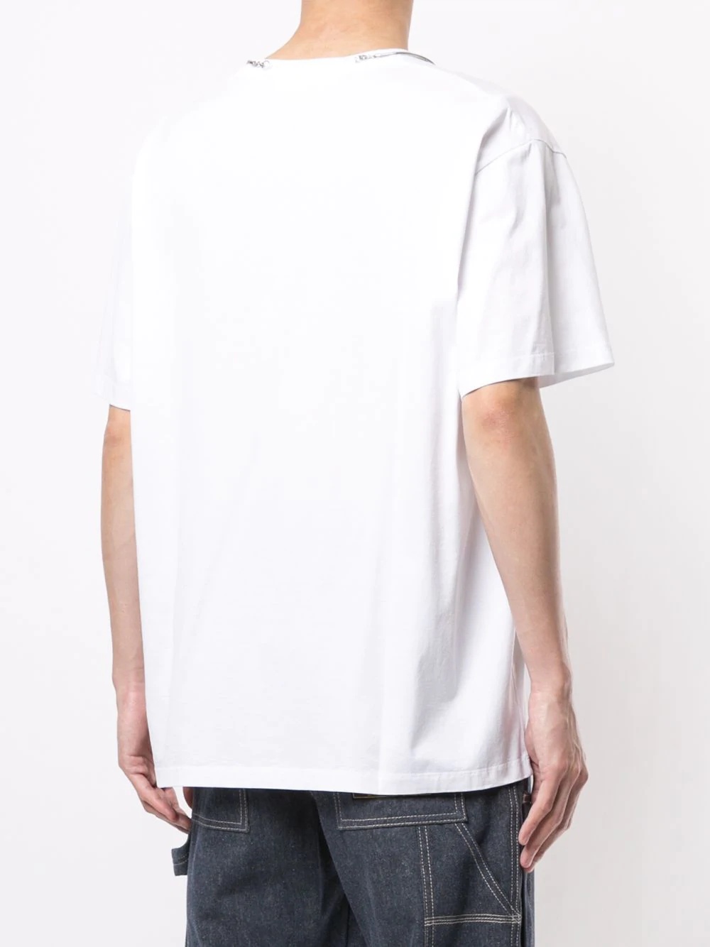 Travel Chain rolled up jersey T-shirt - 4