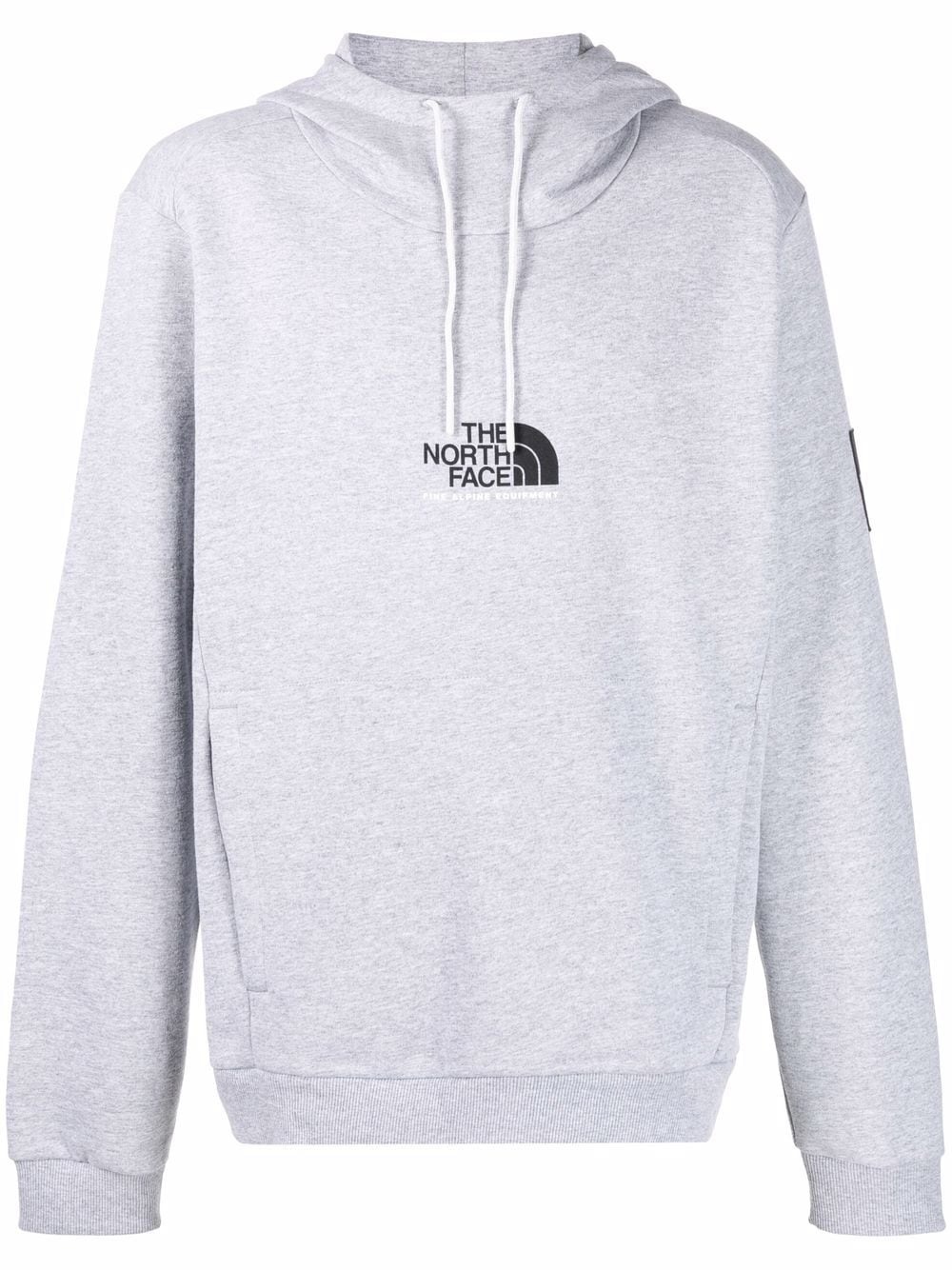 logo-print drawstring hoodie - 1