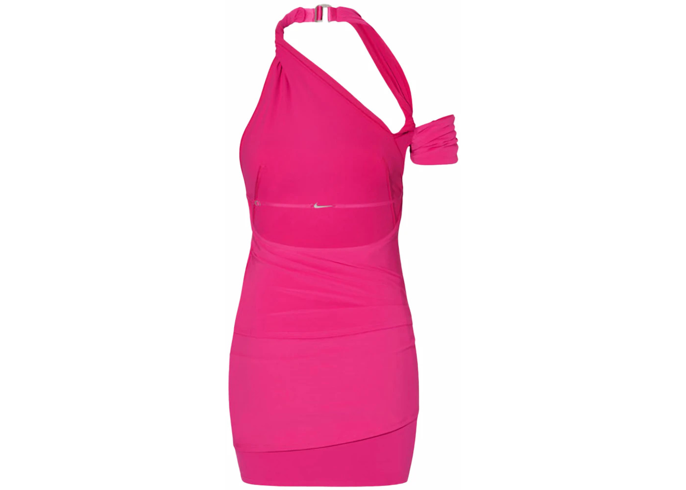 Jacquemus x Nike La Robe Drapée Dress Dark Pink - 2
