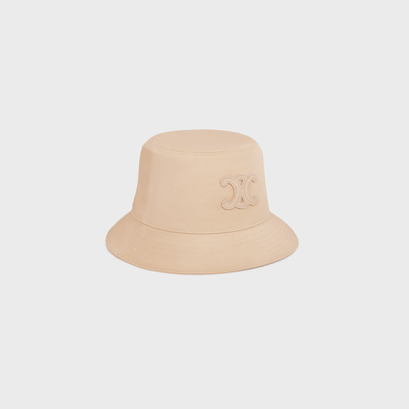 CELINE triomphe bucket hat in cotton gabardine outlook