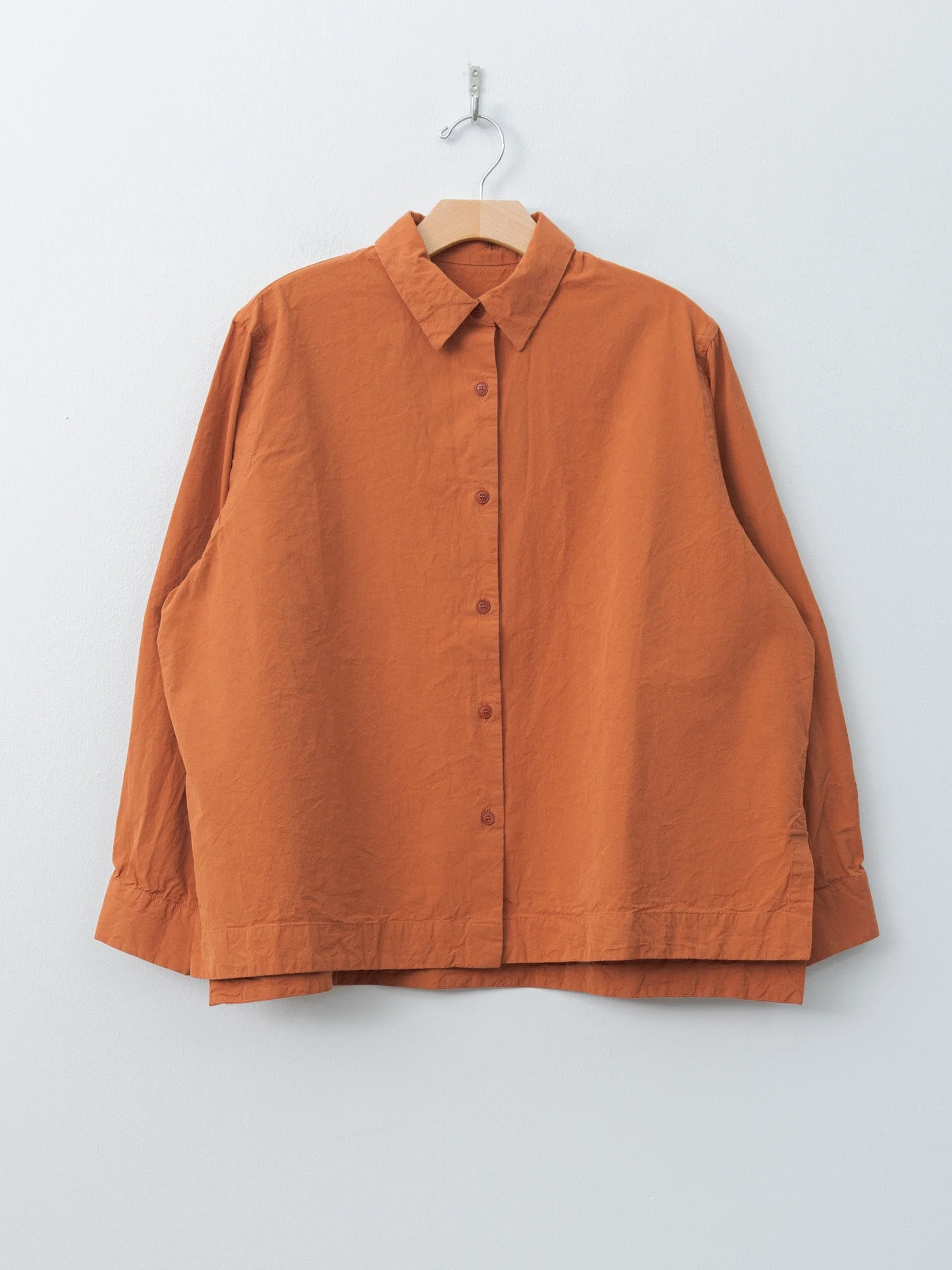 Biggy Shirt PAPER COT - Brick, Ebony - 1