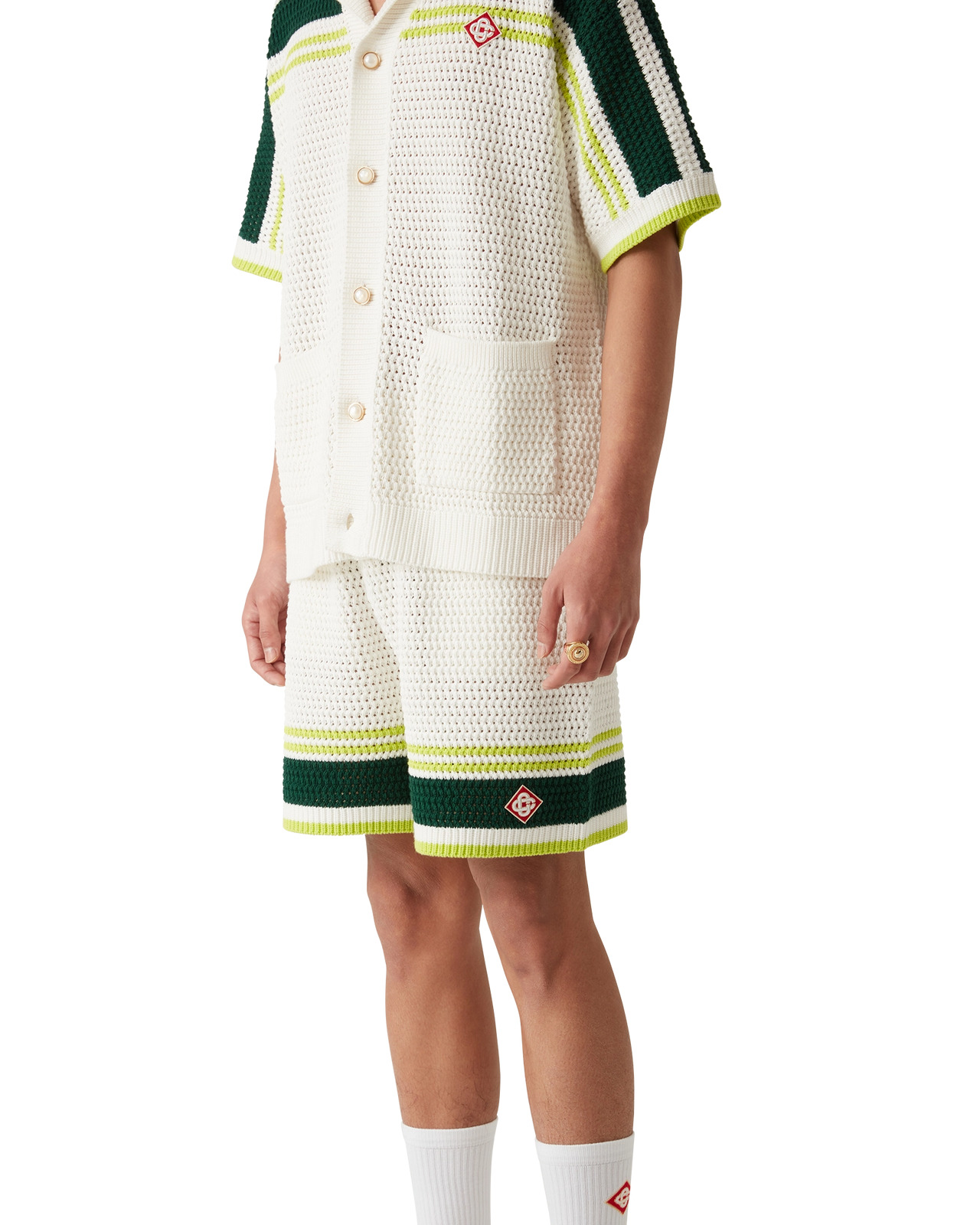 Crochet Tennis Shorts | Casablanca Paris - 4