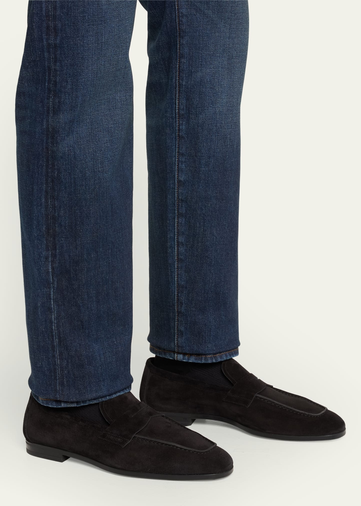 Men's Sean Suede Penny Loafers - 2