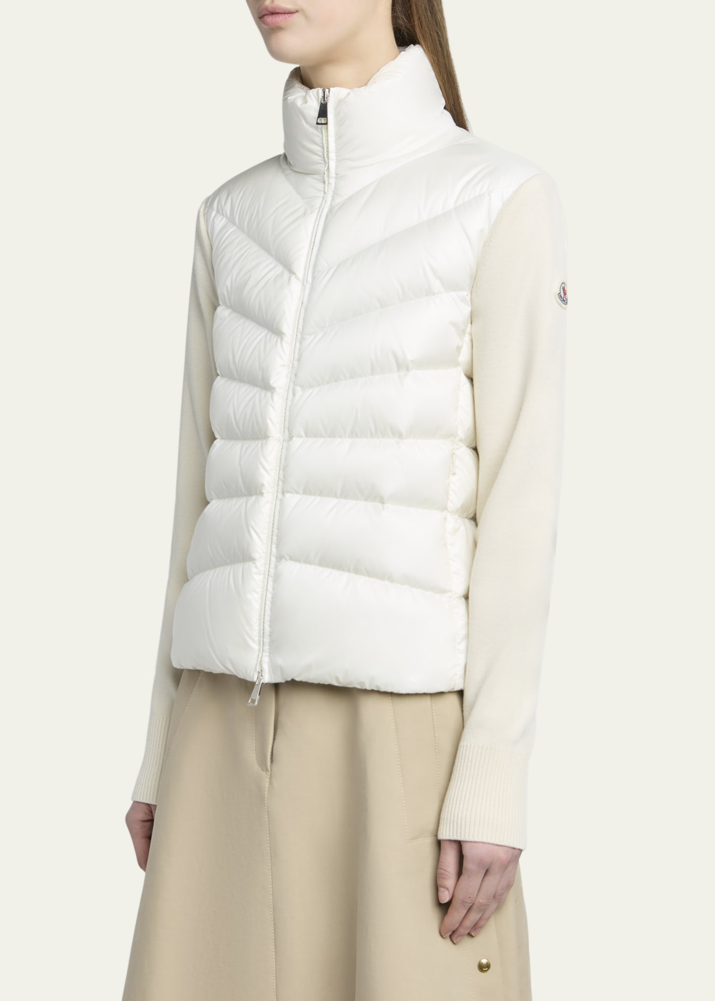 Padded Wool Cardigan - 4