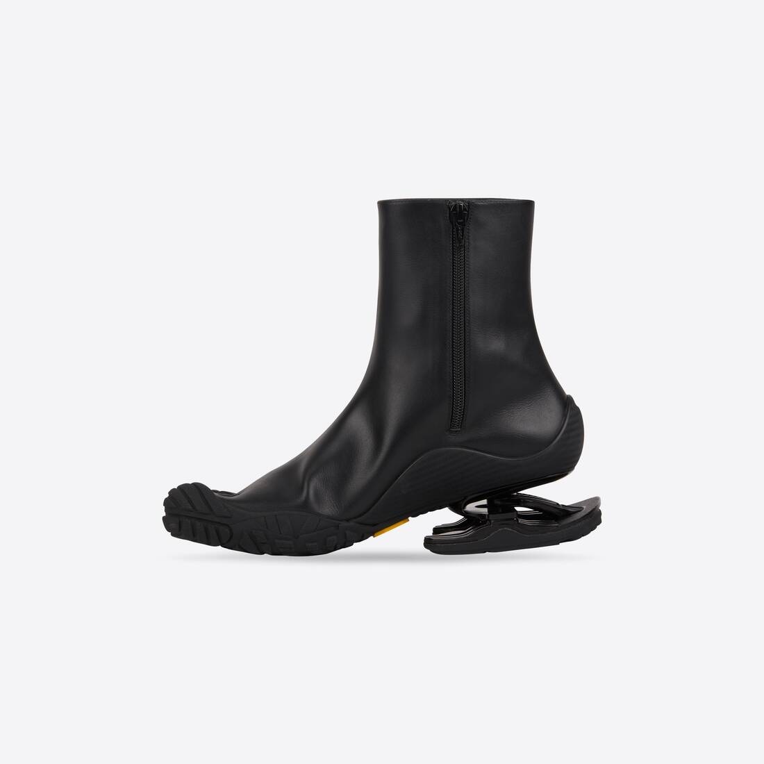 Men's  Toe Bootie in Black - 5