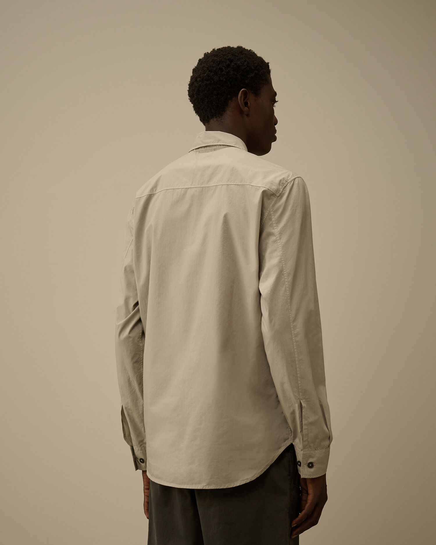 Popeline Longsleeve Logo Button Shirt - 4