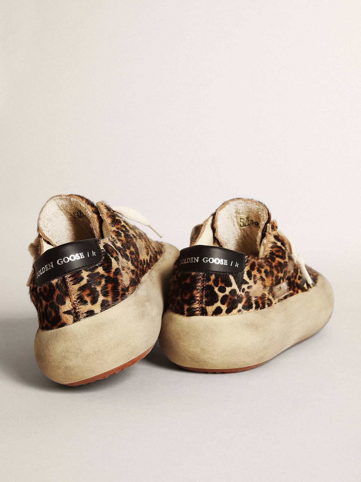 Leopard golden goose sneakers womens on sale