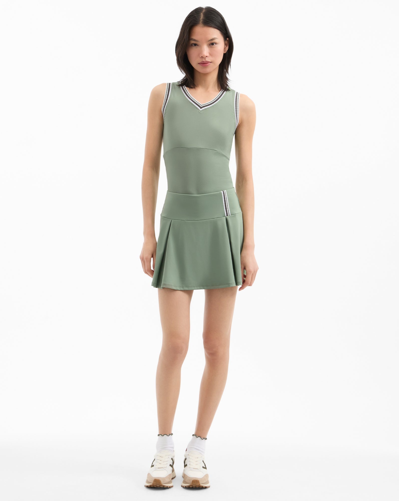 SPIN STRIPED-TRIM TANK TOP - 3