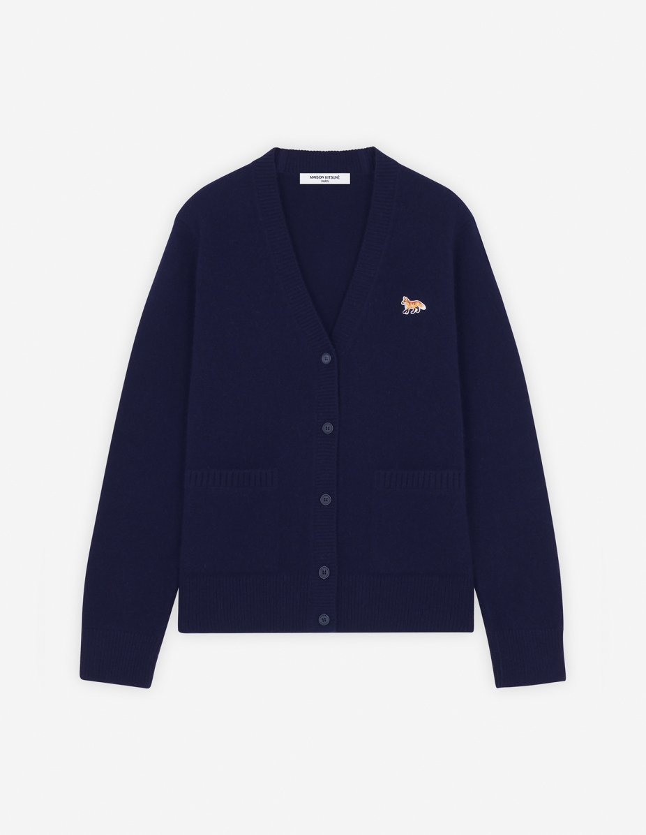 BABY FOX PATCH BOXY CARDIGAN - 1