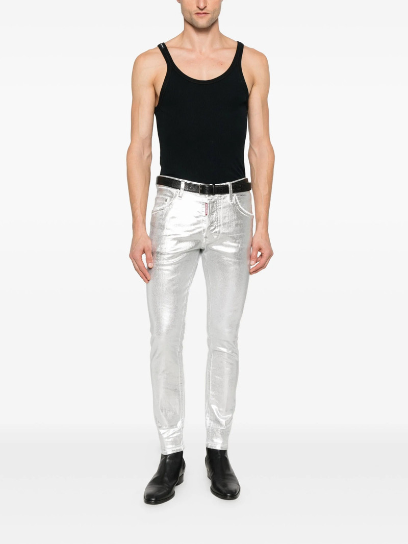 DSQUARED2 Dsquared2 Metallic-finish Jeans outlook