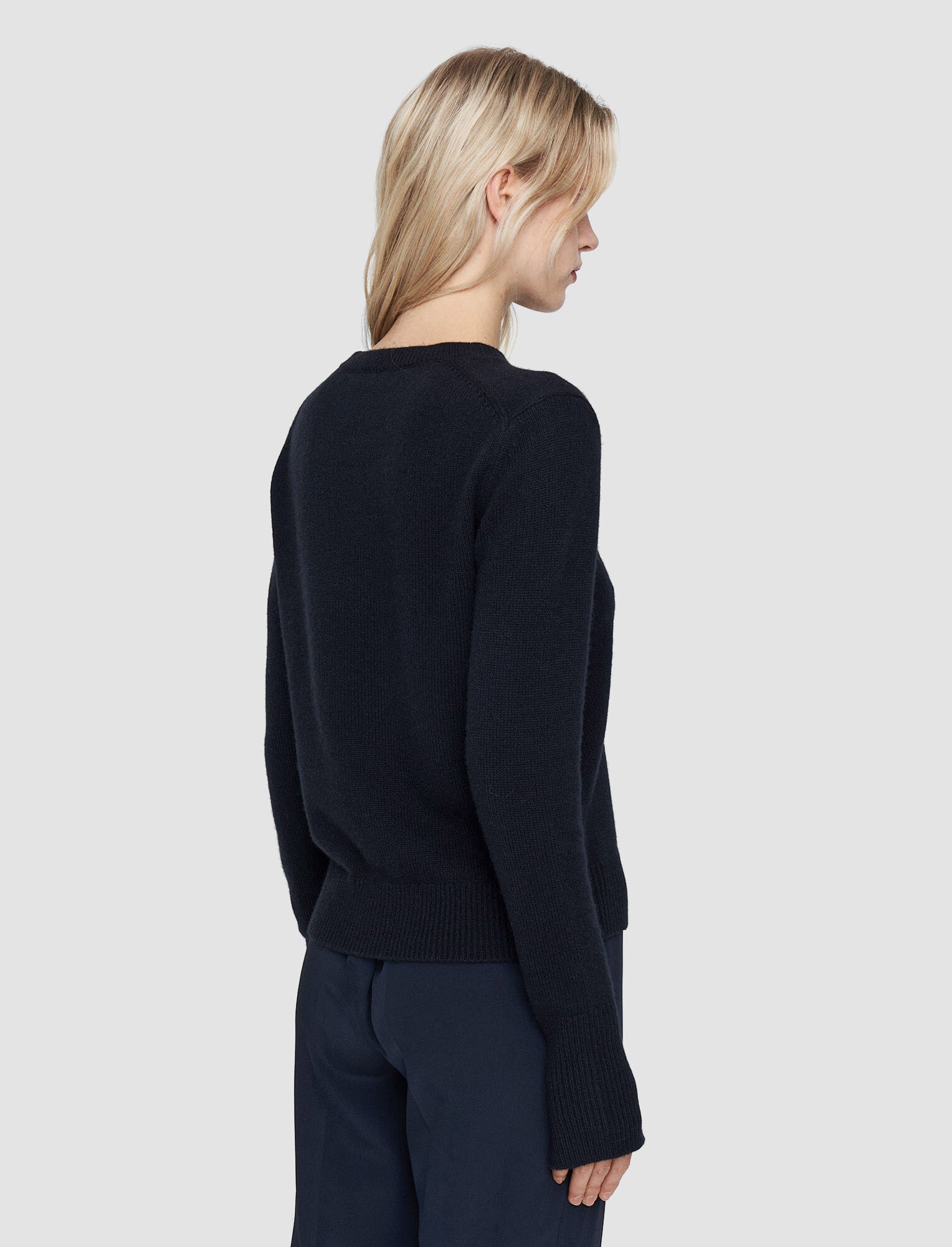 Pure Cashmere Round Neck Jumper - 4