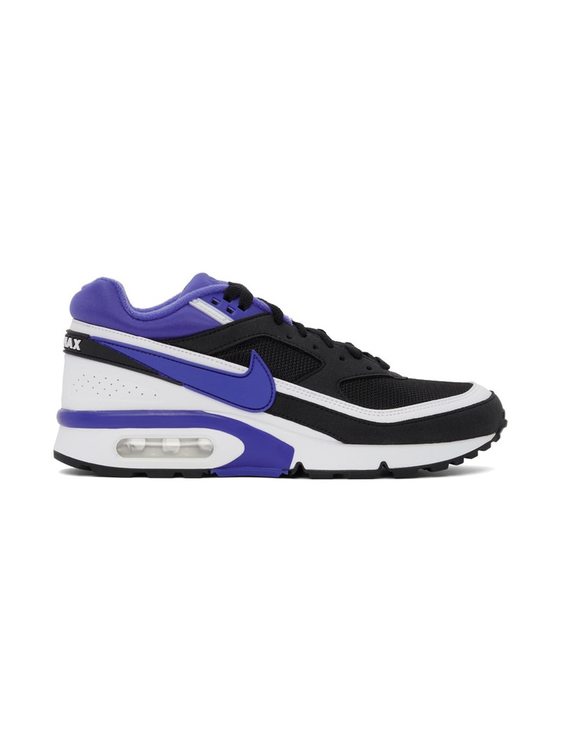 Black & Purple Air Max BW OG Sneakers - 1