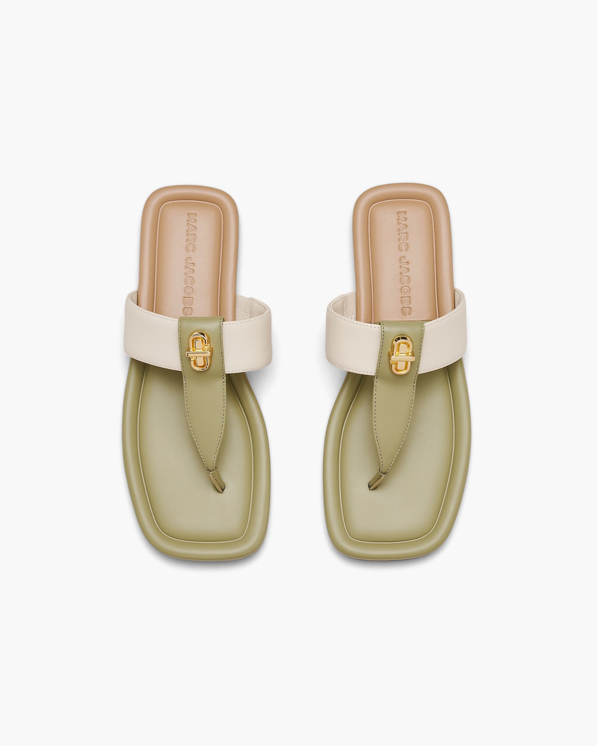 THE COLORBLOCK DUAL T-STRAP SANDAL - 6