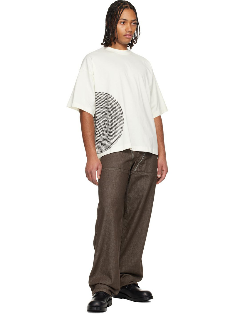 Jean Paul Gaultier Off-White 'JPG' Laurier Stamp T-shirt outlook