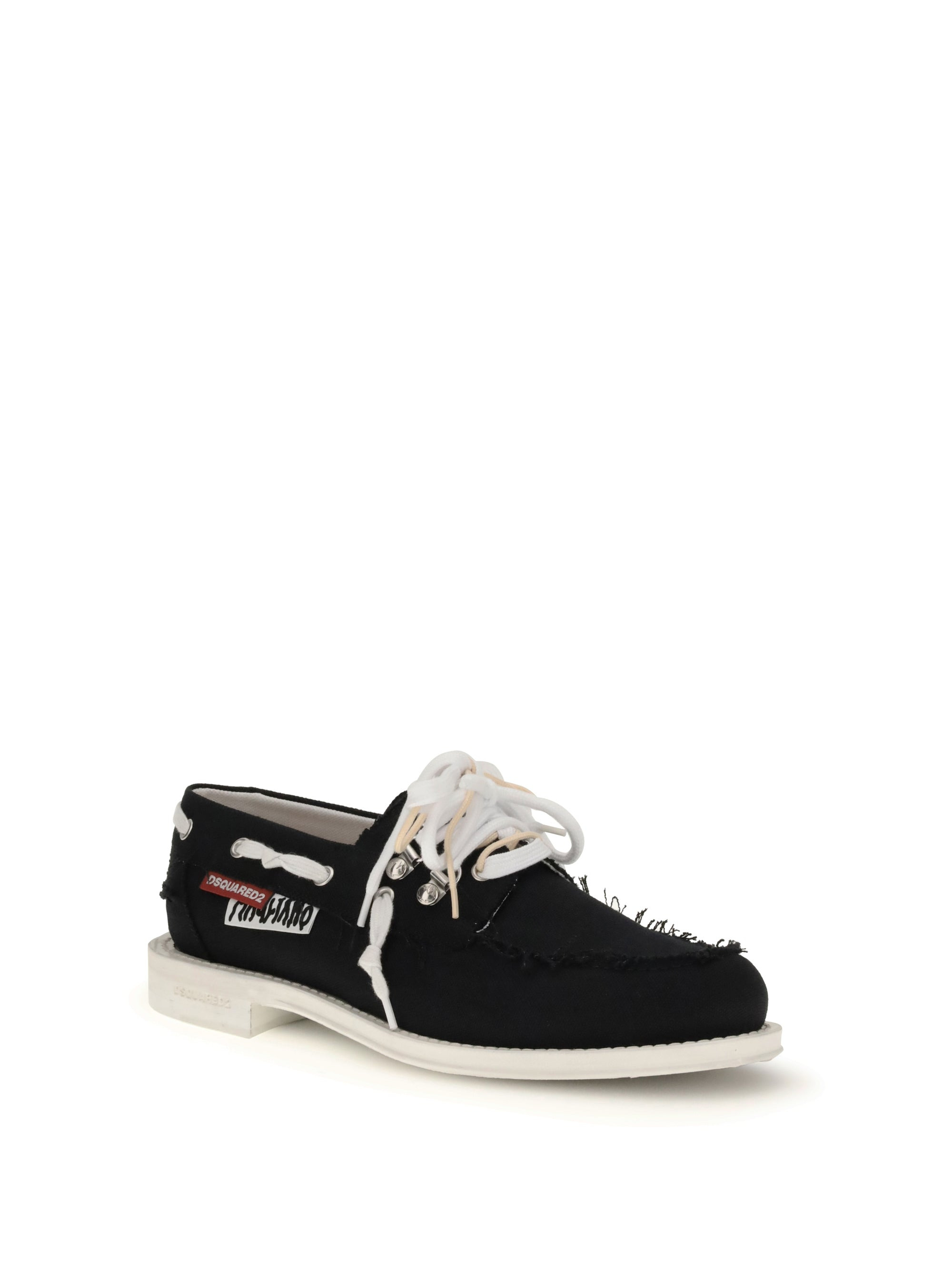 Dsquared2 Men Dsquared X Magliano Boat Shoes Canvas - 2