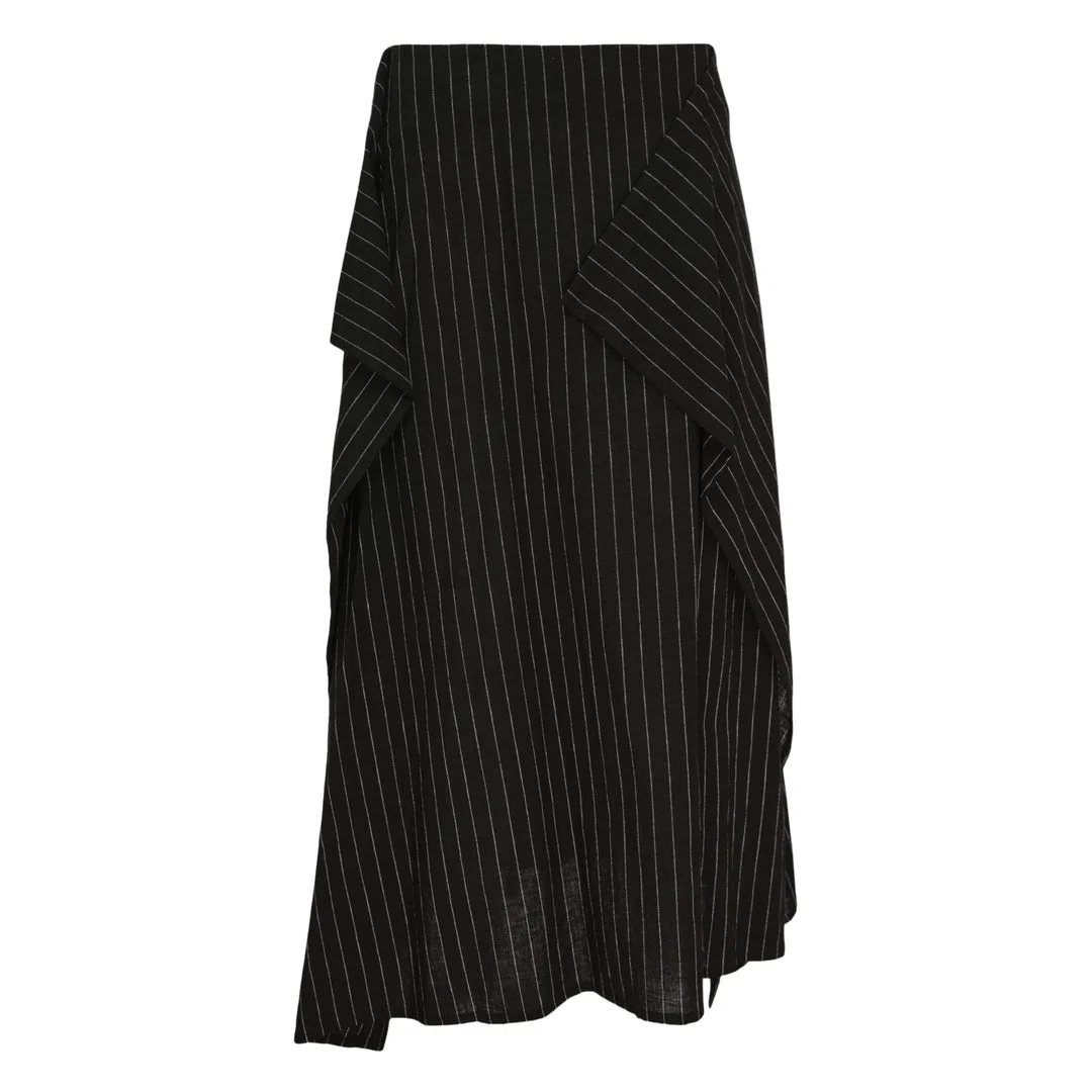O-Wrap Flare Skirt - 1