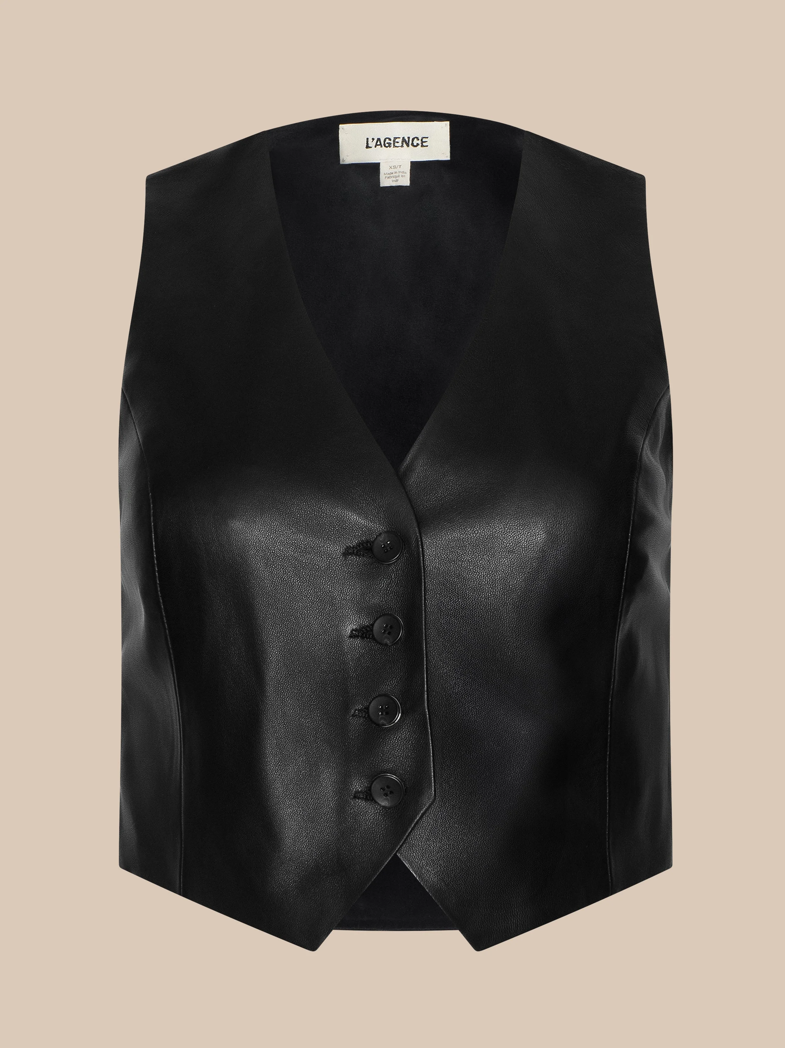 Jianna Leather Vest - 1