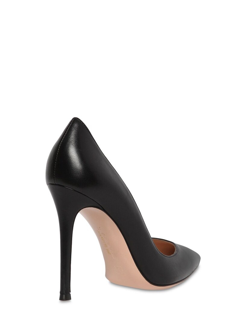 105MM GIANVITO LEATHER PUMPS - 5