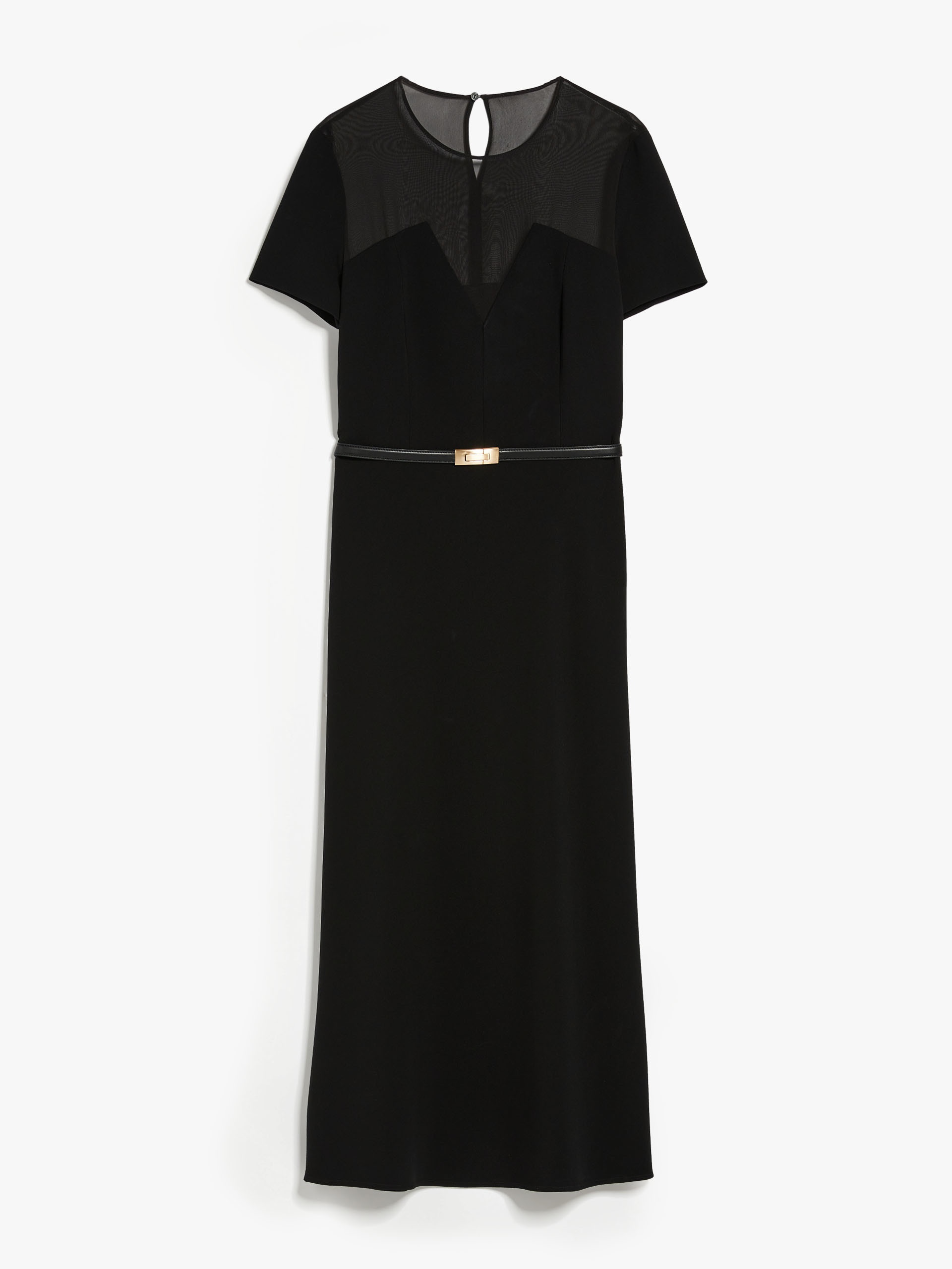 Max Mara ASTURIE Cady dress with georgette inserts | REVERSIBLE
