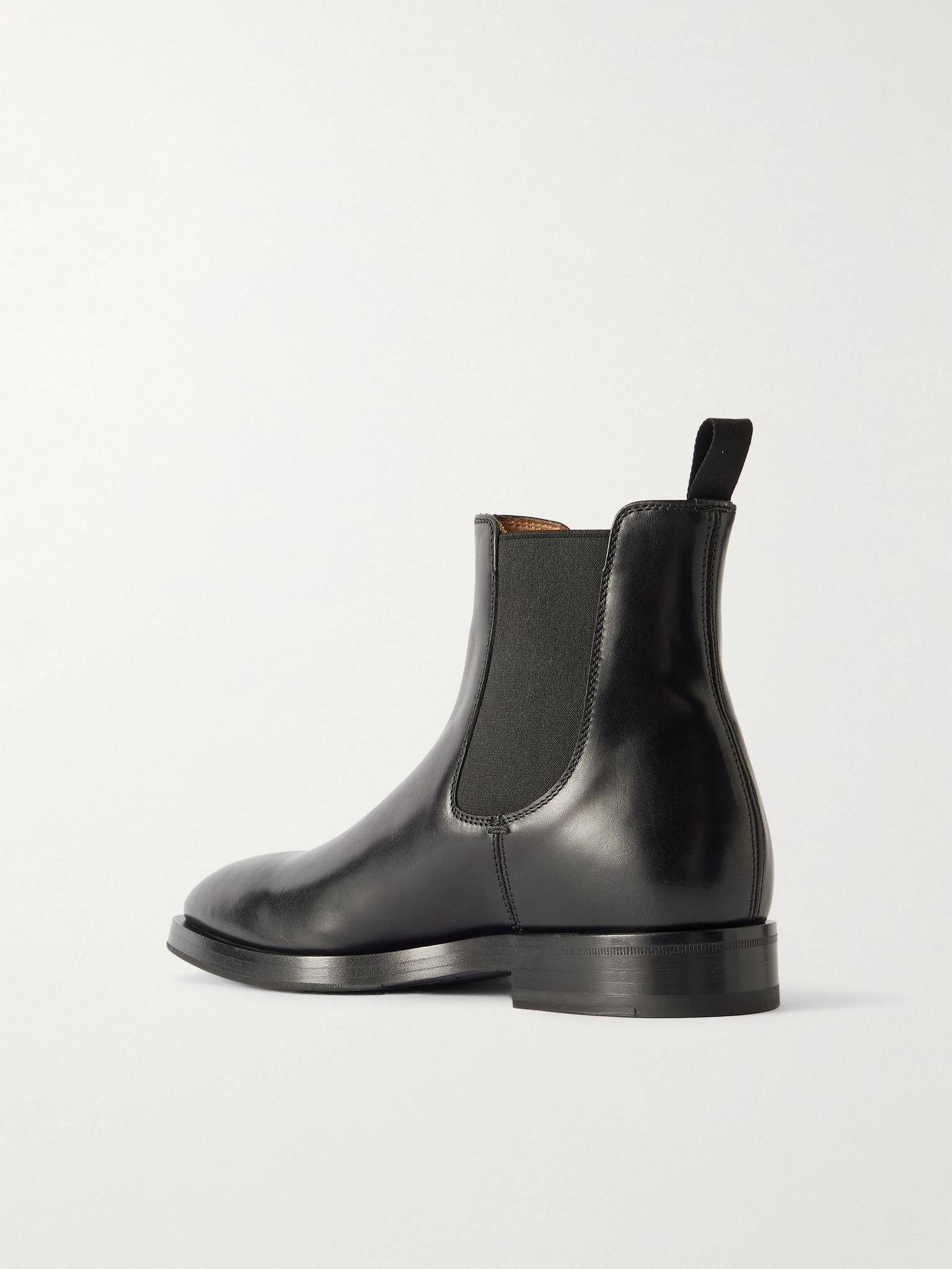 Ortega 003 Leather Chelsea Boots Black - 4
