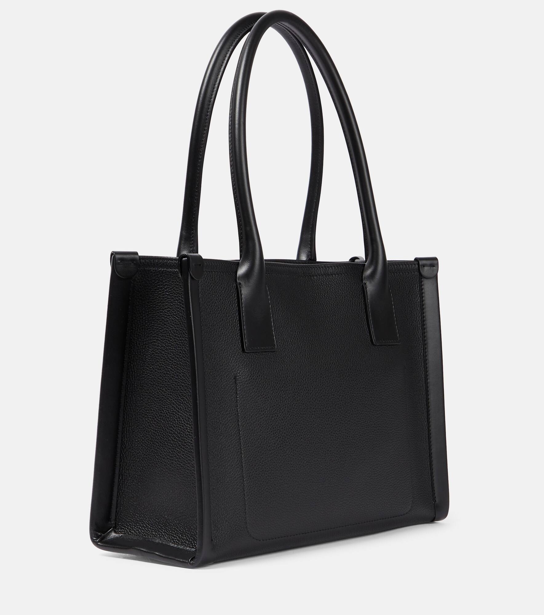 By My Side Large leather tote bag - 4