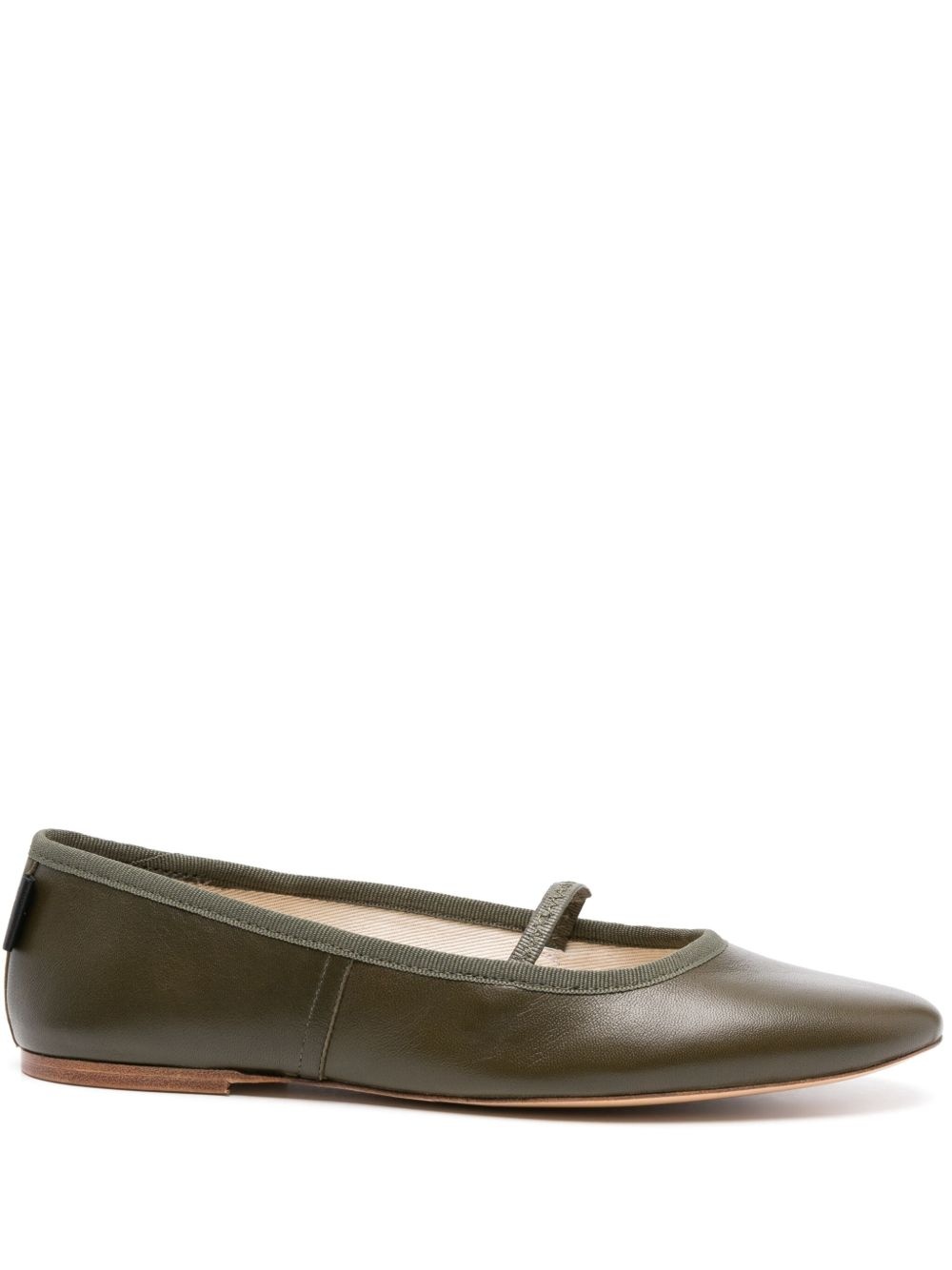 leather ballet flats - 1