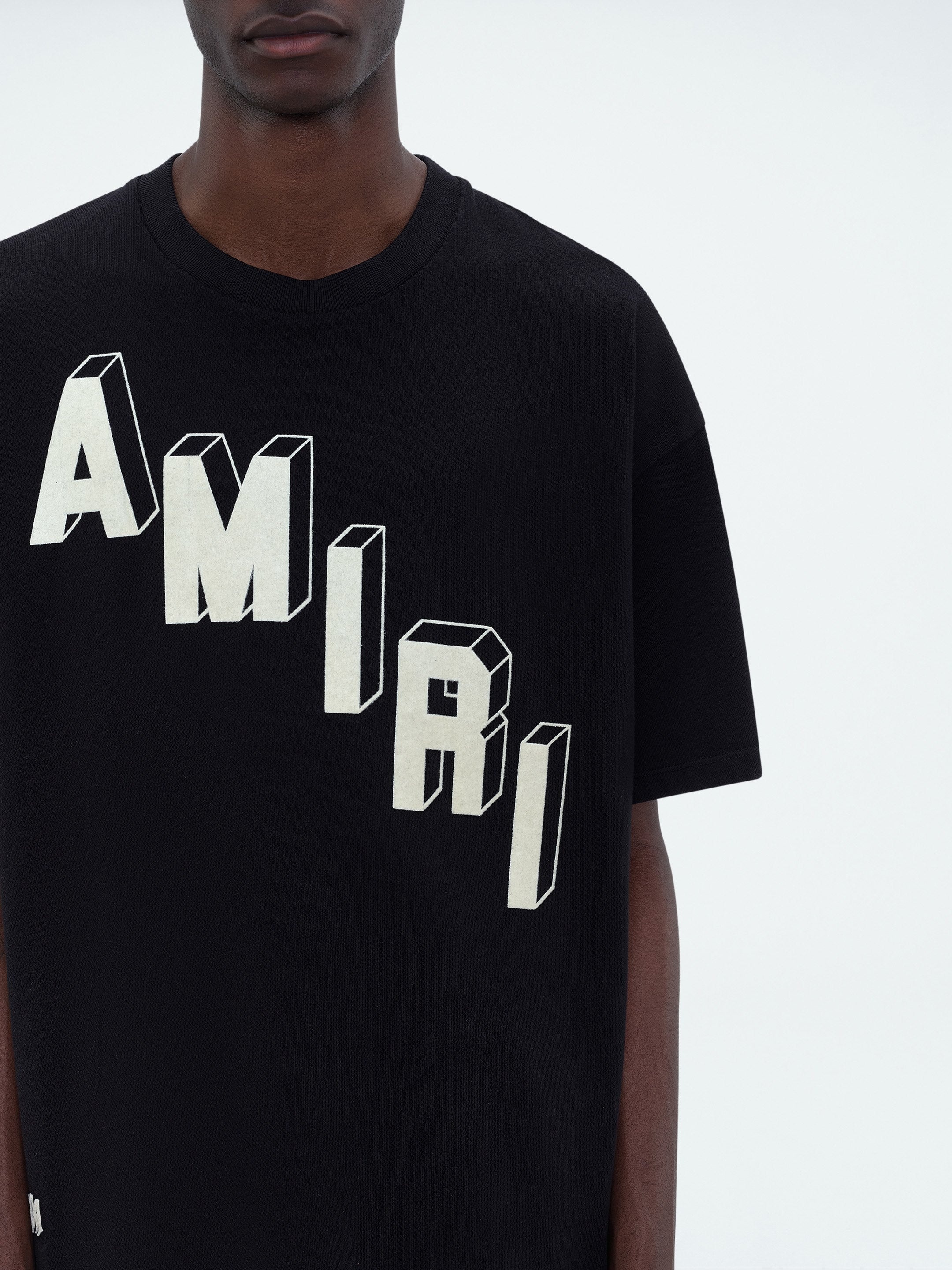 AMIRI FLOCKED HOCKEY SKATER TEE | REVERSIBLE