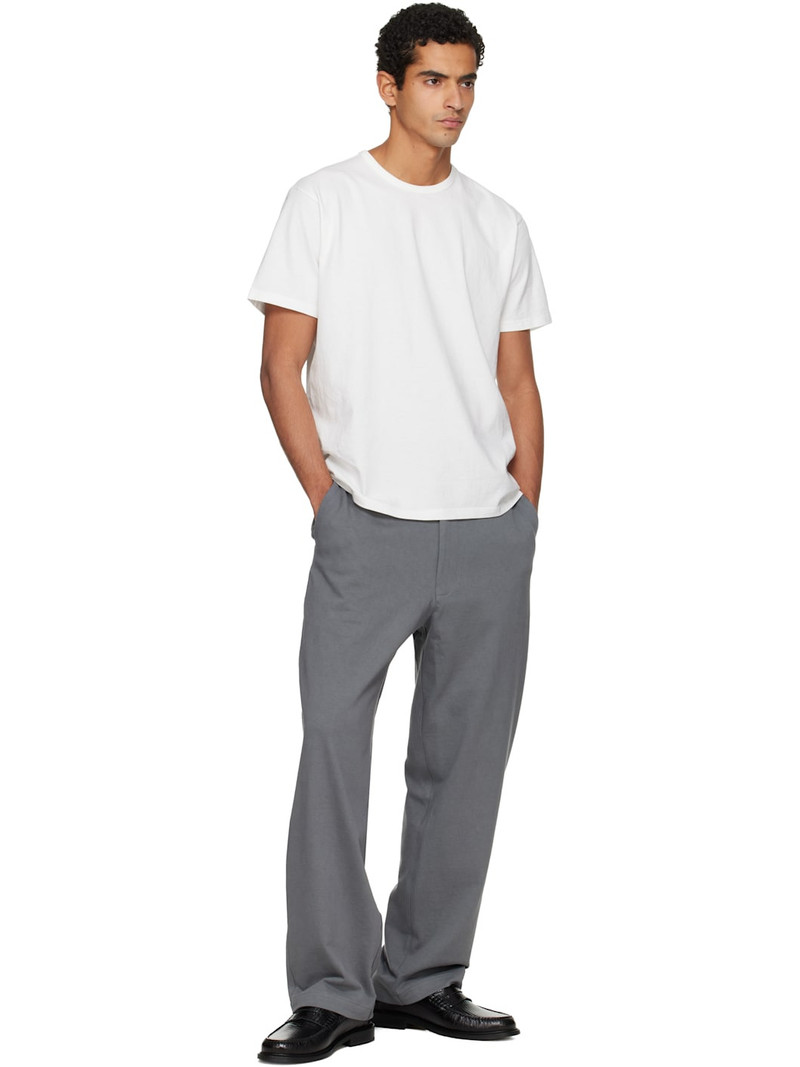 LADY WHITE CO. Gray Jersey Trousers outlook