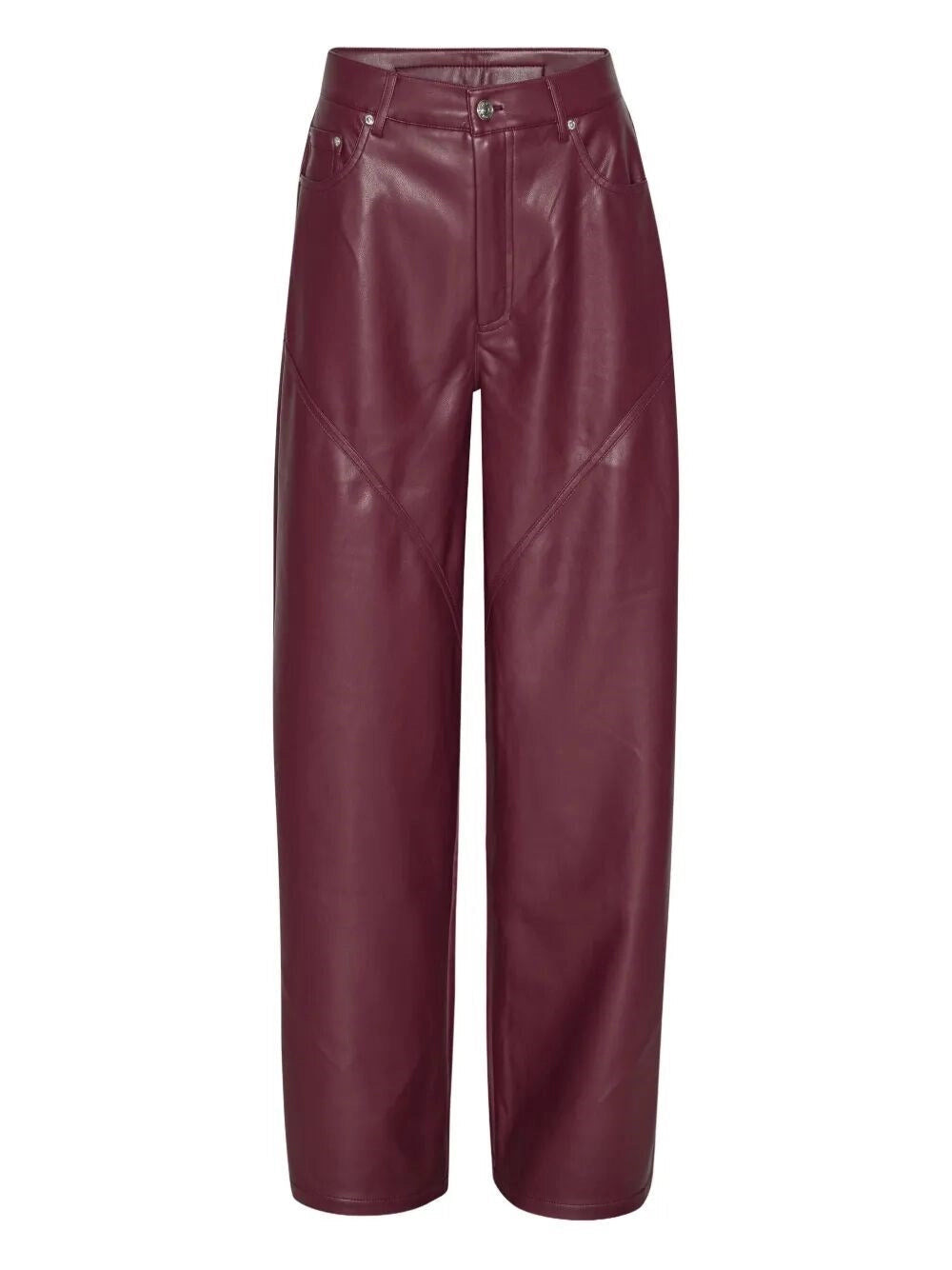 Rotate Women Mid Waisted Piping Pants - 1