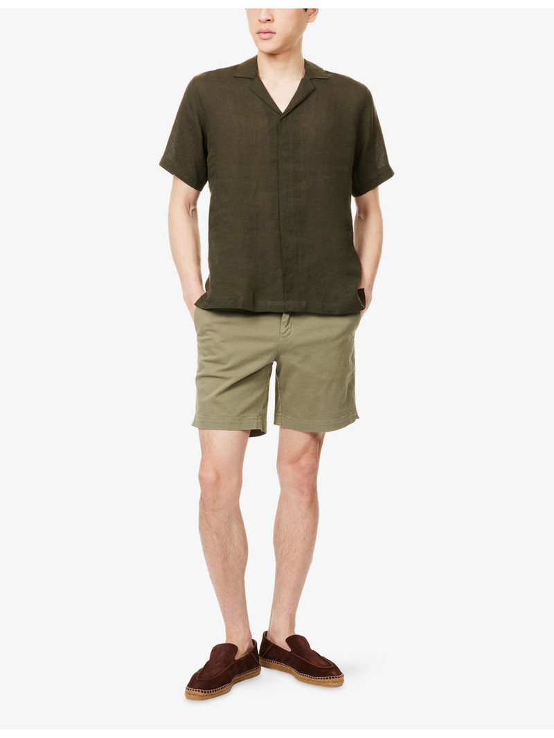 ORLEBAR BROWN Maitan Camp-Collar Linen Shirt outlook