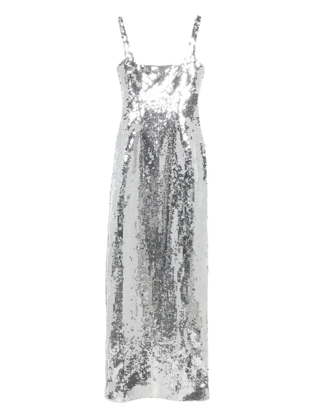 Electra sequin square-neck gown - 1