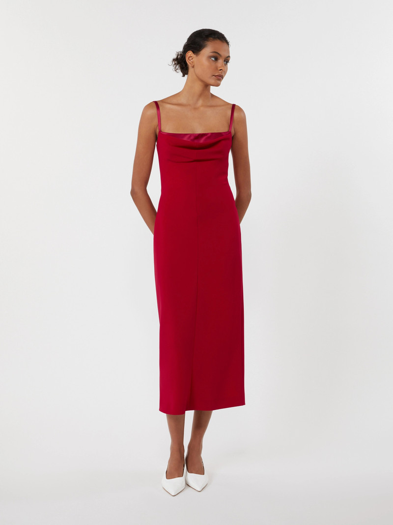 PANTONE Cady cocktail dress - GERANIUM 3