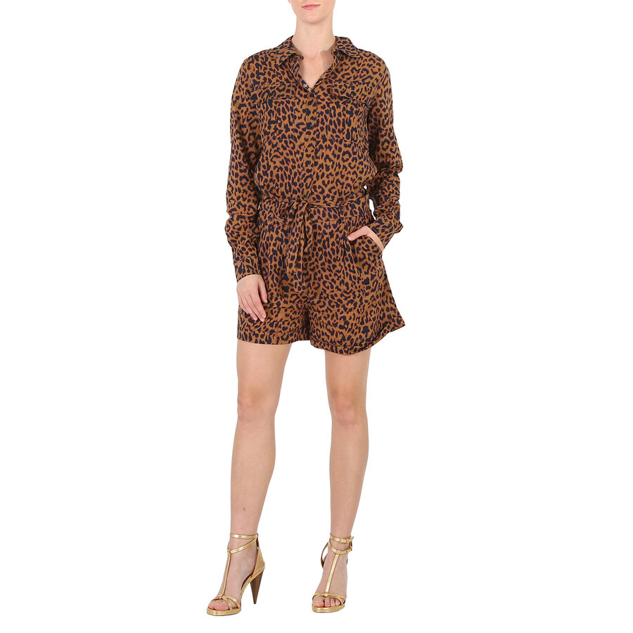 Essentiel Ladies Multicolor Jungle Shorts - 4