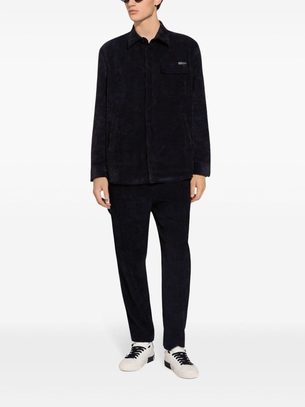 corduroy shirt jacket - 2