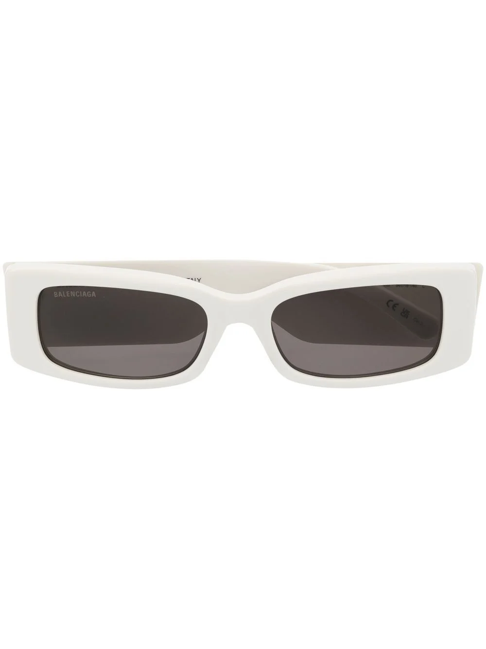 rectangle-frame tinted sunglasses - 1