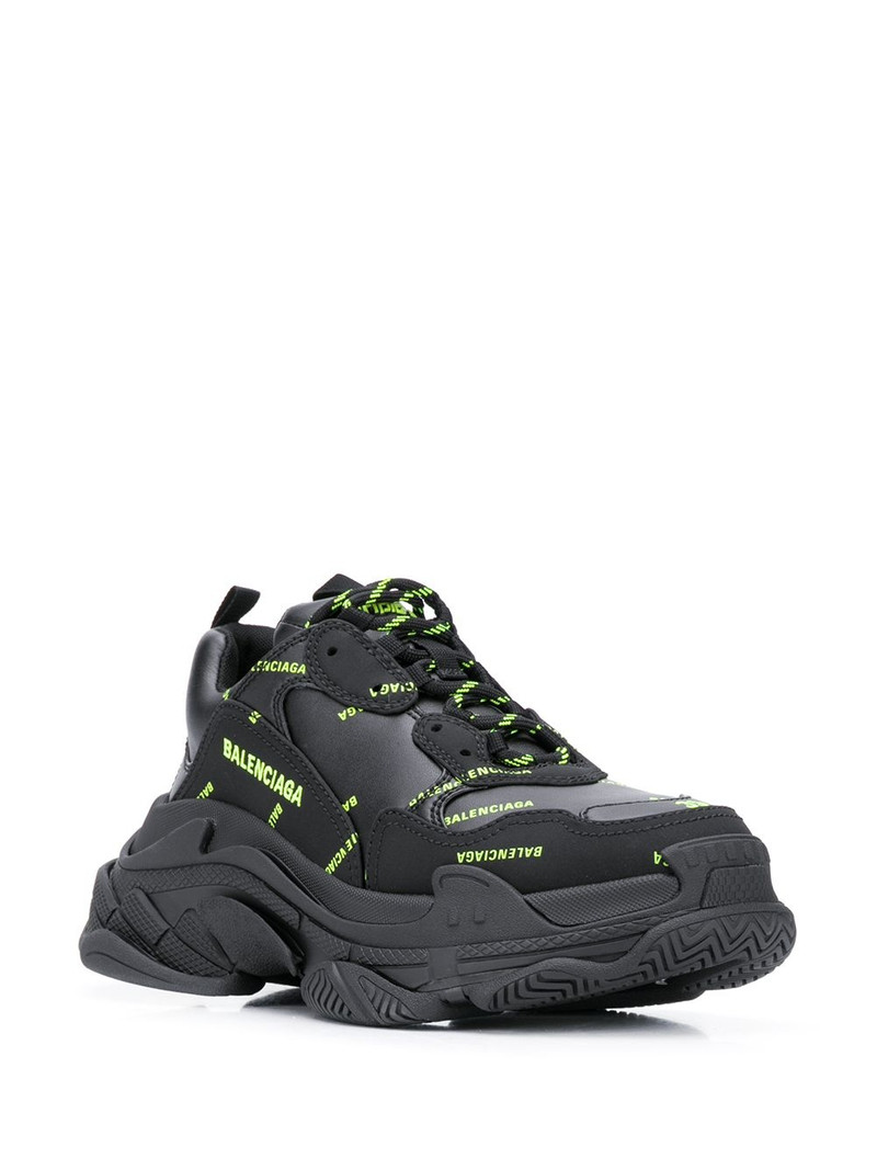 BALENCIAGA Triple S logo sneakers outlook