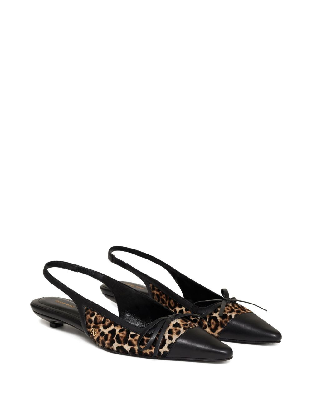 Zoey leopard-print slingback ballet flats - 2