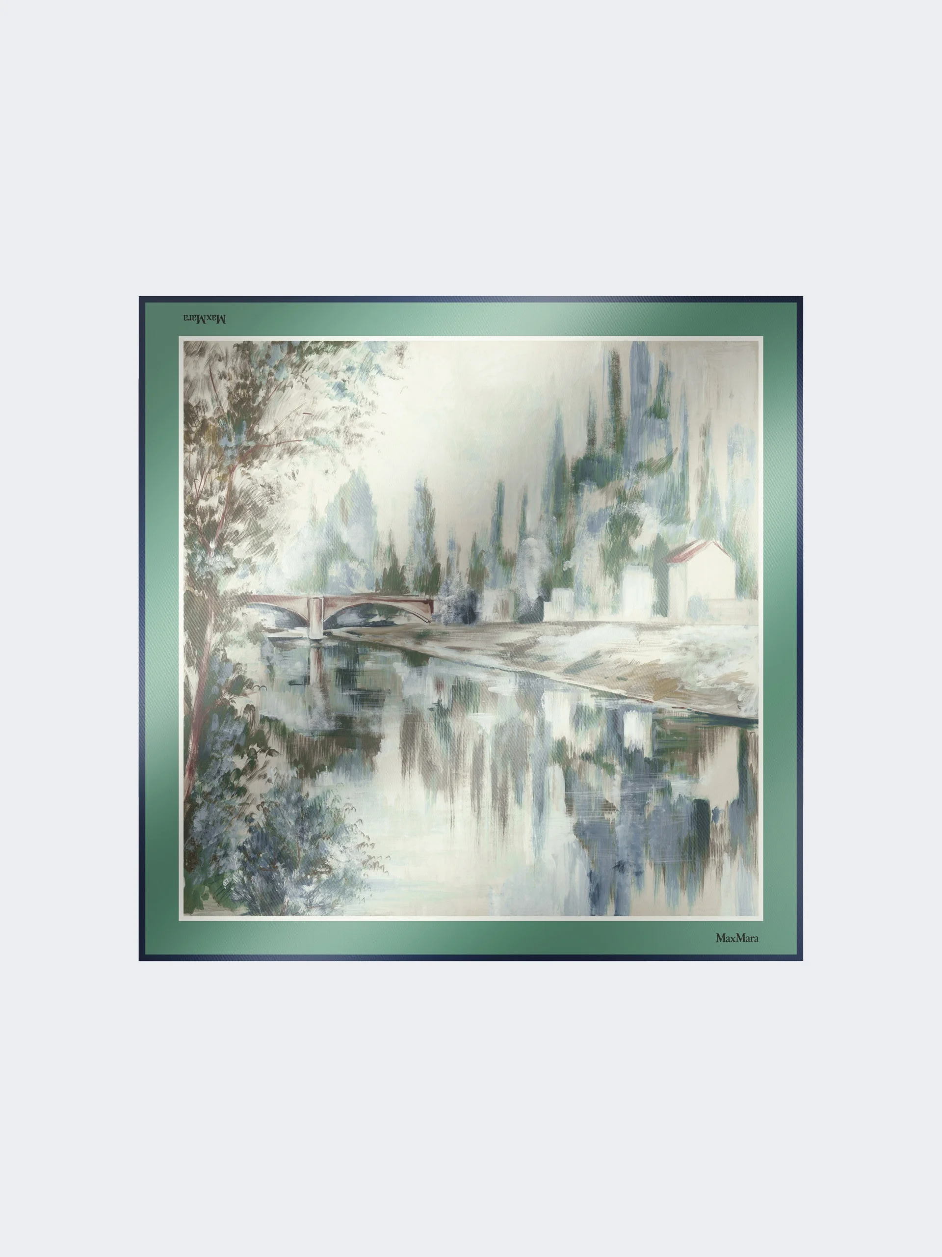 ASTRALE Printed silk foulard - 1