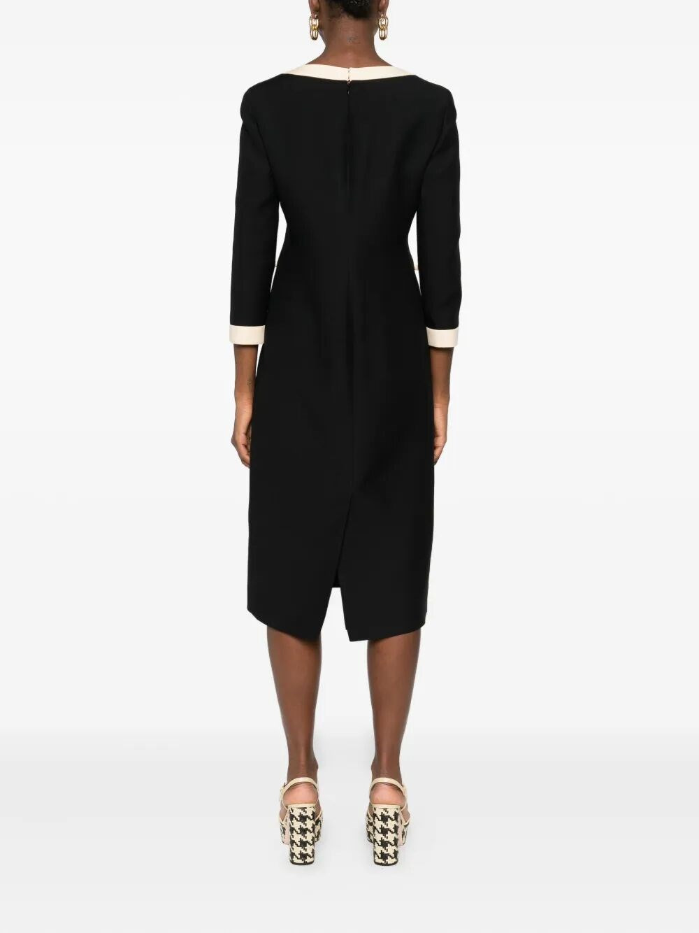 Crepe Couture Dress - 5