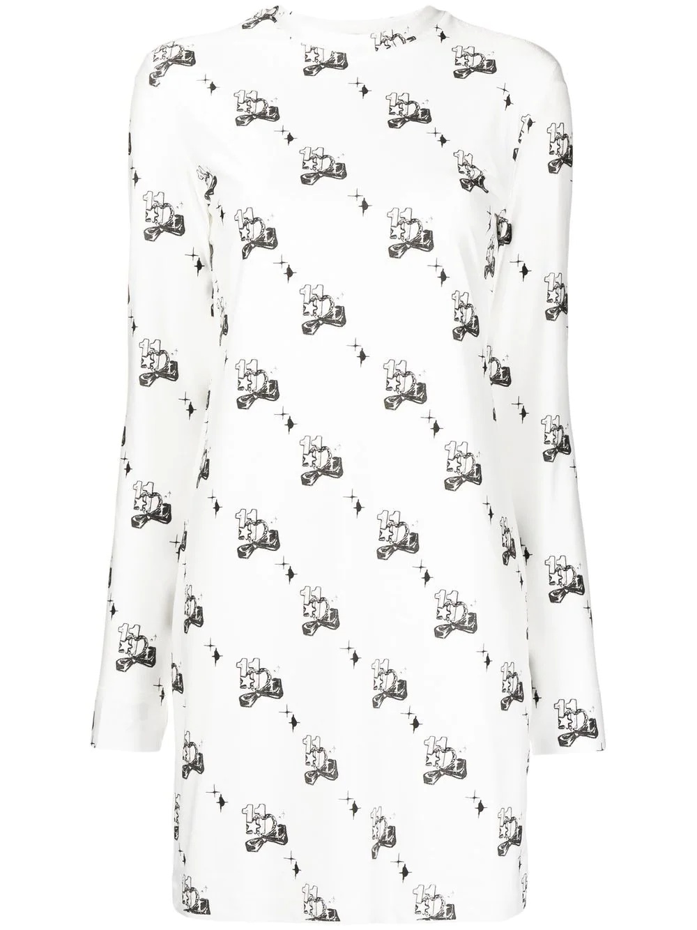 all-over 11-print dress - 2
