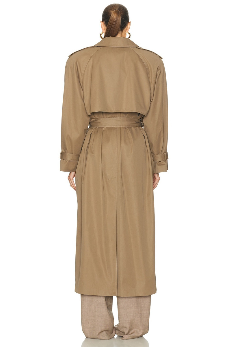 SAINT LAURENT Belted Trench Coat outlook