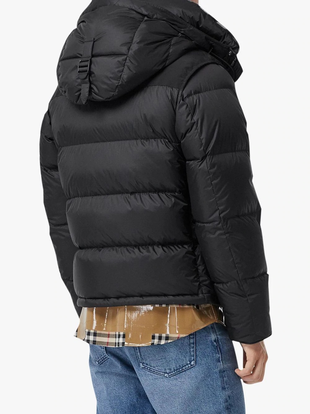 removable sleeve padded jacket - 4