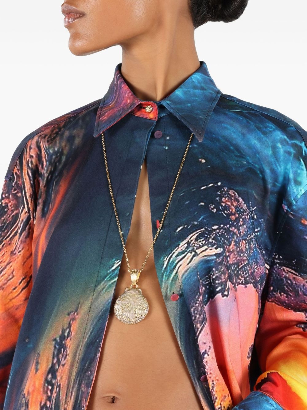 shell pendant necklace - 2
