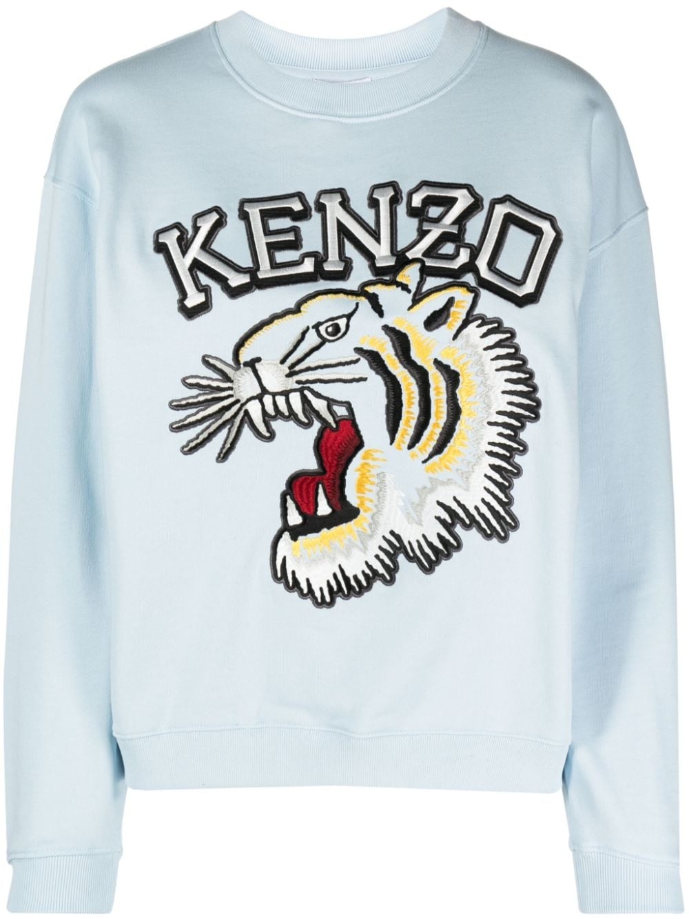 Varsity Jungle Tiger logo-embroidered sweatshirt - 1