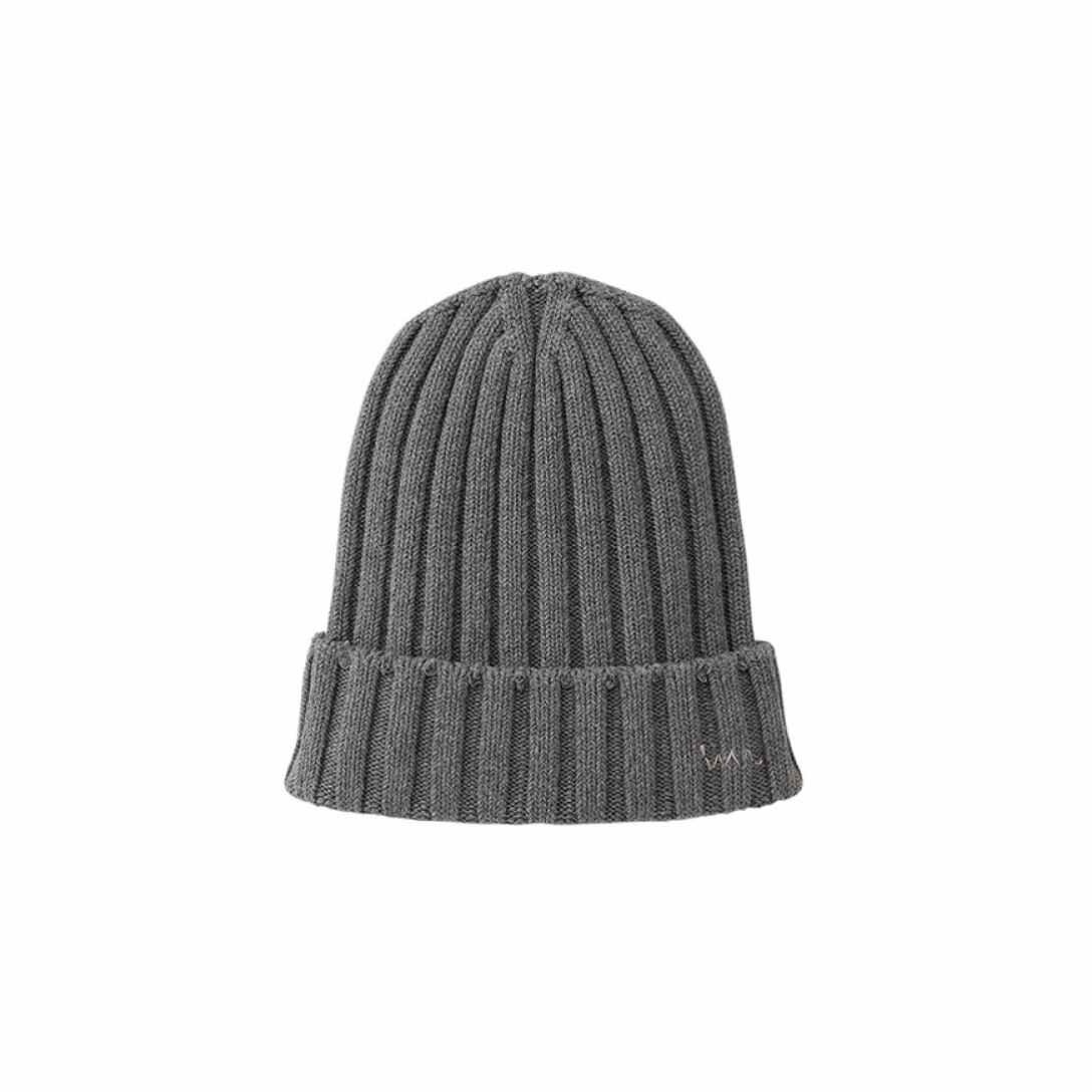 KNIT CAP COTTON GREY - 1