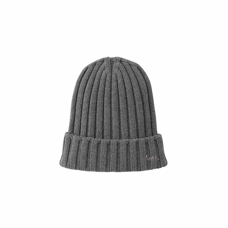 KNIT CAP COTTON GREY 1