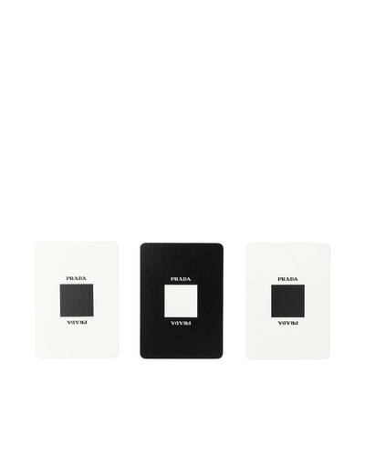 Prada Playing card kit with three card decks outlook