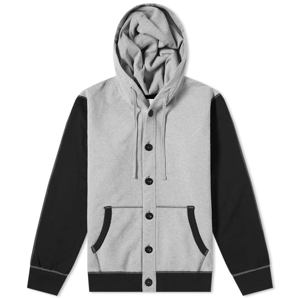 Junya Watanabe MAN X Reigning Champ Contrast Panel Hoody Jacket - 1